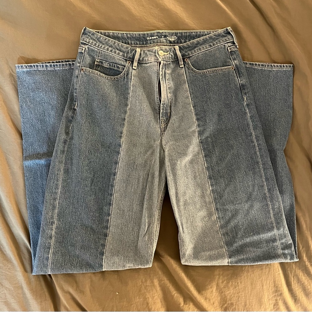 Old Navy Women’s Two-Tone Jeans - 12 Long